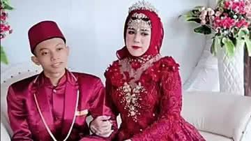 Indonésio conheceu a esposa pelas redes sociais - Foto: Reprodução/Redes Sociais