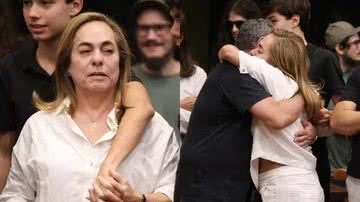 Cissa Guimarães vai aos prantos durante velório do ex-marido Paulo César - Daniel Pinheiro/BrazilNews