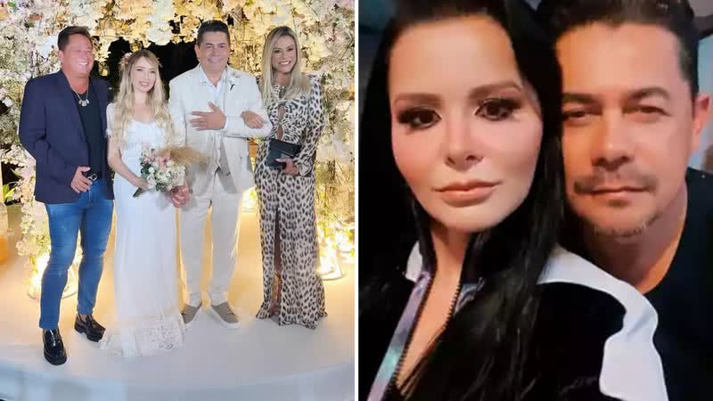 O empresário Fabricio Marques, ex da cantora Maraisa, se casa em cerimônia de luxo e presença do sertanejo Leonardo; veja - Reprodução/Instagram