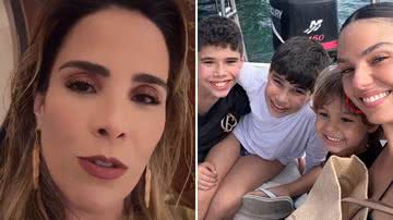 Filhos de Wanessa passearam com Isis Valverde enquanto a mãe está doente - Reprodução/Instagram