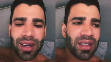 Assustado, Gusttavo Lima interrompe show após fã se acidentar - Reprodução/Instagram