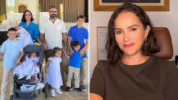 Leticia Cazarré, esposa de Juliano Cazarré, revelou que o marido deixa os cuidados dos 6 filhos para ela; saiba mais - Reprodução/Instagram