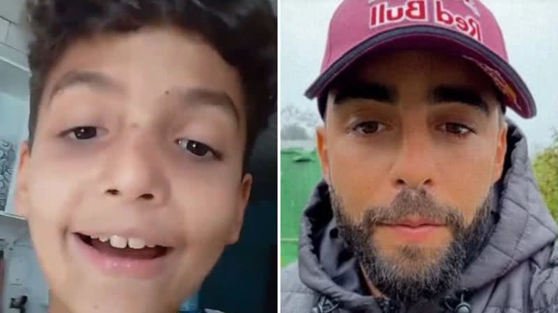 Um menino manda recado impactante após ser resgatado por Pedro Scooby no Rio Grande do Sul; veja vídeo - Reprodução/Globo