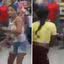 Mulher briga com a amante do marido após flagrá-los fazendo compras