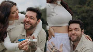 Ex-BBBs Nasser e Andressa Ganacin anunciam primeira gravidez: "Somos três" - Reprodução/Instagram
