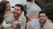 Ex-BBBs Nasser e Andressa Ganacin anunciam primeira gravidez: "Somos três" - Reprodução/Instagram