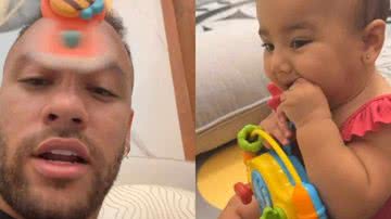 Neymar expõe motivo de drama da filha caçula: "Ela chora" - Reprodução/Instagram