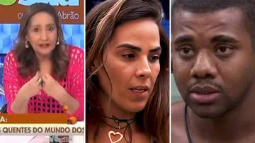 Sônia Abrão acusa Wanessa de armar ofensas contra Davi - Reprodução/Record/TV Globo