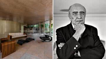 Única casa projetada por Niemeyer em SP é posta à venda por R$ 16,5 milhões - Reprodução/Agulha no Celeiro