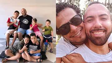 Pai solo! Viúvo de ex-The Wall cria os cinco filhos sozinho: "Não é fácil" - Reprodução/Instagram