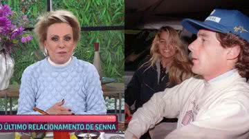 Ana Maria Braga falou no Mais Você sobre o namoro de Ayrton Senna e Adriane Galisteu - Reprodução/Globo/Instagram