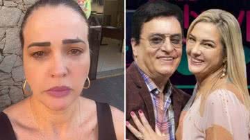 Em profundo choque, a ex-mulher de Nahim, Andreia Andrade, fala da morte do cantor na porta de delegacia; veja - Reprodução/Instagram/Record