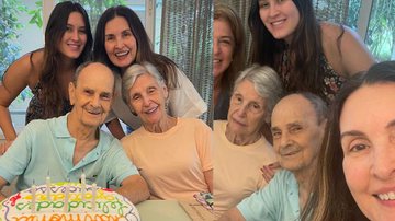 Fátima Bernardes celebra aniversário de 88 anos do pai - Reprodução/Instagram