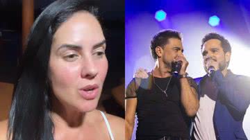 Graciele Lacerda falou sobre o afastamento de Zezé e Luciano - Reprodução/Instagram