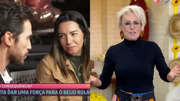 Marcos, Flávia e Ana Maria Braga no Mais Você - Reprodução/Globo