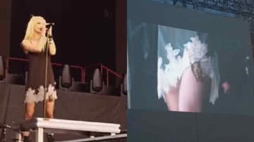 Cantora é mordida por morcego durante show e não percebe: "Gritando" - Reprodução/Instagram
