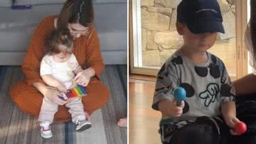 Viih Tube encanta ao mostrar Lua tendo aula de música com o filho de Bianca Andrade - Reprodução/Instagram