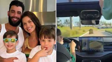 Gusttavo Lima e esposa podem ser presos após deixar filho dirigir: "Gravidade" - Reprodução/Instagram