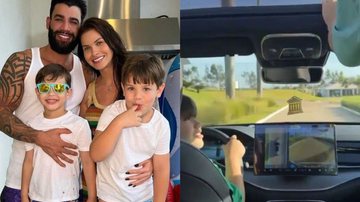 Polícia Civil dá cartada final após Gusttavo Lima deixar filho pequeno dirigir - Reprodução/Instagram