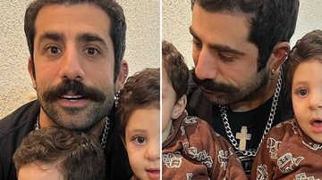 Kaysar Dadour é pai? Ex-BBB já apareceu com "seus" dois filhos gêmeos - Reprodução/Instagram