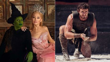 Novo Barbieheimer? Web reage embate de Wicked e Gladiador 2 nos cinemas - Divulgação/Universal Pictures/Paramount Pictures