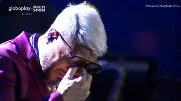 Após cair no choro em show, Belo abre o coração sobre separação - Reprodução/TV Globo