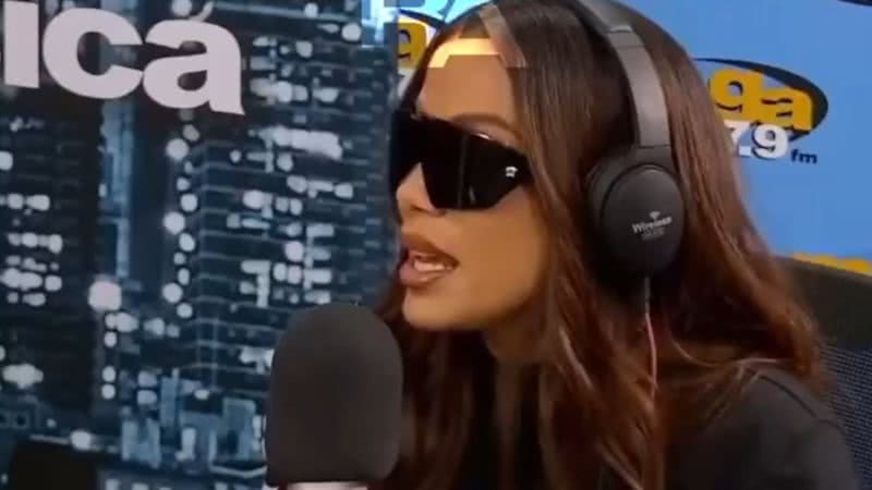 Em entrevista, Anitta dá resposta afiada após fala machista - Reprodução/Twitter