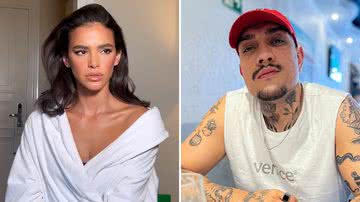 Primeiro Camarote do BBB 24, o cantor MC Bin Laden se declarou para Bruna Marquezine antes de entrar no reality show da Globo; confira - Reprodução/Instagram