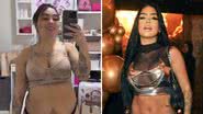 A cantora MC Mirella mostra transformações do corpo pós-parto após oito dias do nascimento da filha, Serena; veja antes e depois - Reprodução/Instagram