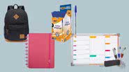Caderno, lápis de cor, notebook e muitos outros itens para a volta às aulas - Reprodução/Amazon