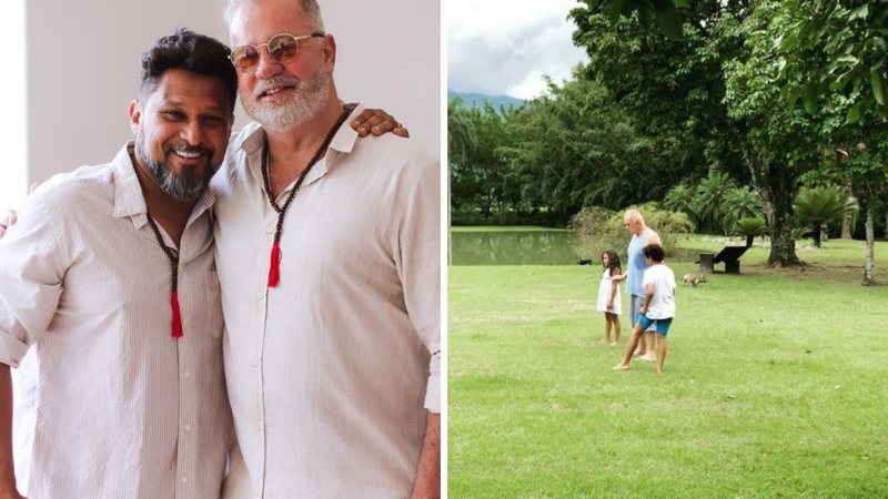 Marido de Luiz Fernando Guimarães conta detalhes da adoção de casal de irmãos pelo casal: "Fiquei inseguro" - Reprodução/TV Globo