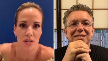 Ana Furtado reclama de saudades de Boninho e conta que vai ficar um mês longe do marido: "Não estou feliz" - Reprodução/TV Globo