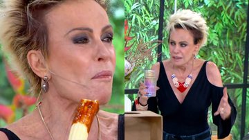 No 'Mais Você', Ana Maria Braga passa mal ao vivo após comer banana com pimenta: "Nossa Senhora" - Reprodução/TV Globo