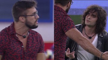 Arthur e Fiuk quase brigaram ao vivo no BBB21 - Reprodução/TV Globo