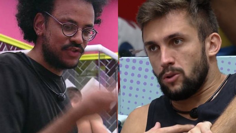 Arthur sentiu cheiro ruim e João concordou no BBB21 - Reprodução/TV Globo