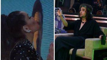 BBB21: Fiuk tem crise de ciúmes após Juliette 'beijar' em festa Luan Santana: "Eu tô namorando" - Reprodução/TV Globo