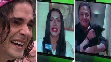 BBB21: Emocionado, Fiuk chora ao receber recado de Cleo e Fábio Jr: "Tô com muita saudade" - Reprodução/TV Globo