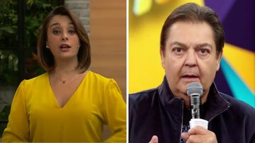 Revelação! Catia Fonseca informa que Band pretende dar um programa de domingo a Fausto Silva: "Grande honra" - Reprodução/TV Globo/Band