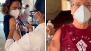 Eliane Giardini e Paulo Betti são vacinados contra a Covid-19 - Instagram