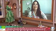 Fabiana Karla se emociona ao vivo ao citar Paulo Gustavo - Reprodução / TV Globo