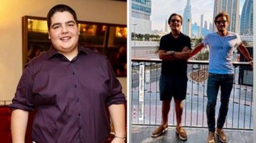 Mudança total! Em viagem de luxo para Dubai, filho de Faustão surge irreconhecível após perder 50 kg - Reprodução/TV Globo