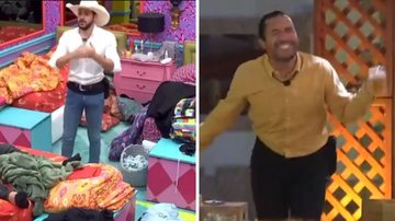 BBB21: Irritado, Caio se revolta e acusa Gilberto de atrapalhar sua festa: "Tonto, mas tonto mesmo" - Reprodução/TV Globo