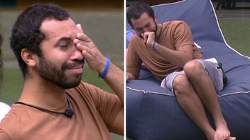 BBB21: Gilberto tem crise de choro, faz previsão equivocada e teme não ir pra final: "Pela minha experiência" - Reprodução/TV Globo