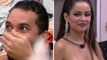 BBB21: Gilberto revela o tamanho de seu dote e Juliette fica perplexa: "Pode internar, você tem problema" - Reprodução/TV Globo