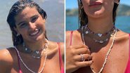 Giulia Costa toma banho de mar, exibe corpo farto em cliques sensuais e Flávia Alessandra reage com aprovação: "Musa" - Reprodução/Instagram