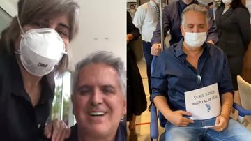 Gloria Pires celebra vitória do marido, Orlando Morais contra a Covid-19: “Que grande momento” - Reprodução/TV Globo