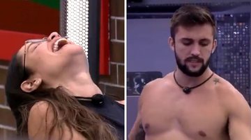 BBB21: Juliette imita Arthur transando com Carla Diaz e brother rebate: "Eu não sou um pedaço de carne" - Reprodução/TV Globo