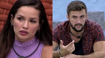 BBB21: Após noite de flerte, Juliette reprova brincadeiras provocantes com Arthur: "Fui desnecessária" - Reprodução/TV Globo