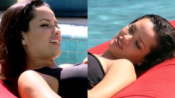 BBB21: Apaixonada? Juliette admira Fiuk na piscina e baba: “Por que tão lindo?” - Reprodução/TV Globo