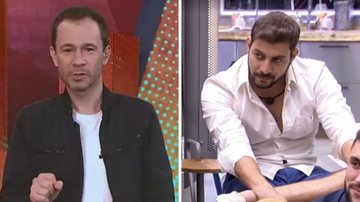 No especial do BBB21, Caio pede que Tiago Leifert desminta mentira que foi ao ar na final e gera climão: "Põe o vídeo" - Reprodução/TV Globo